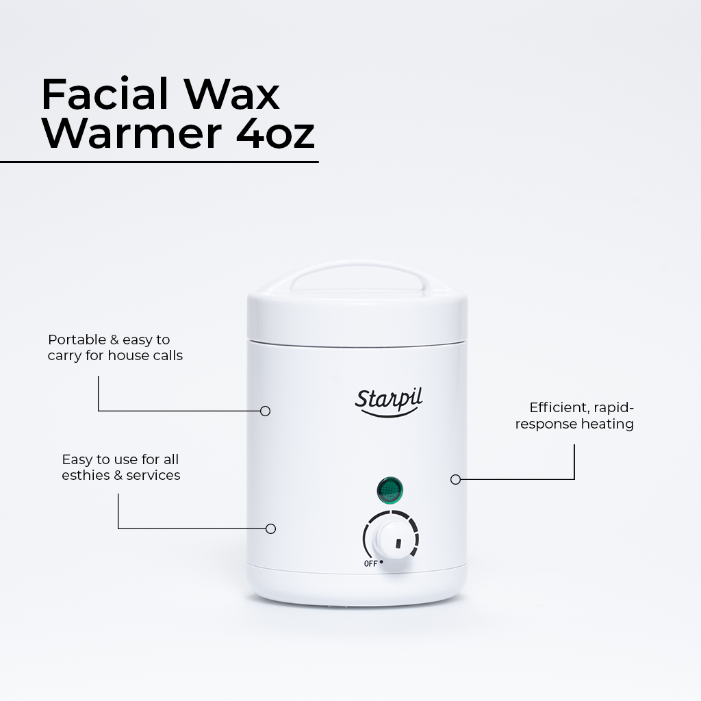 Facial Wax Warmer - 4oz - for Hard Wax Beads and Tablets
