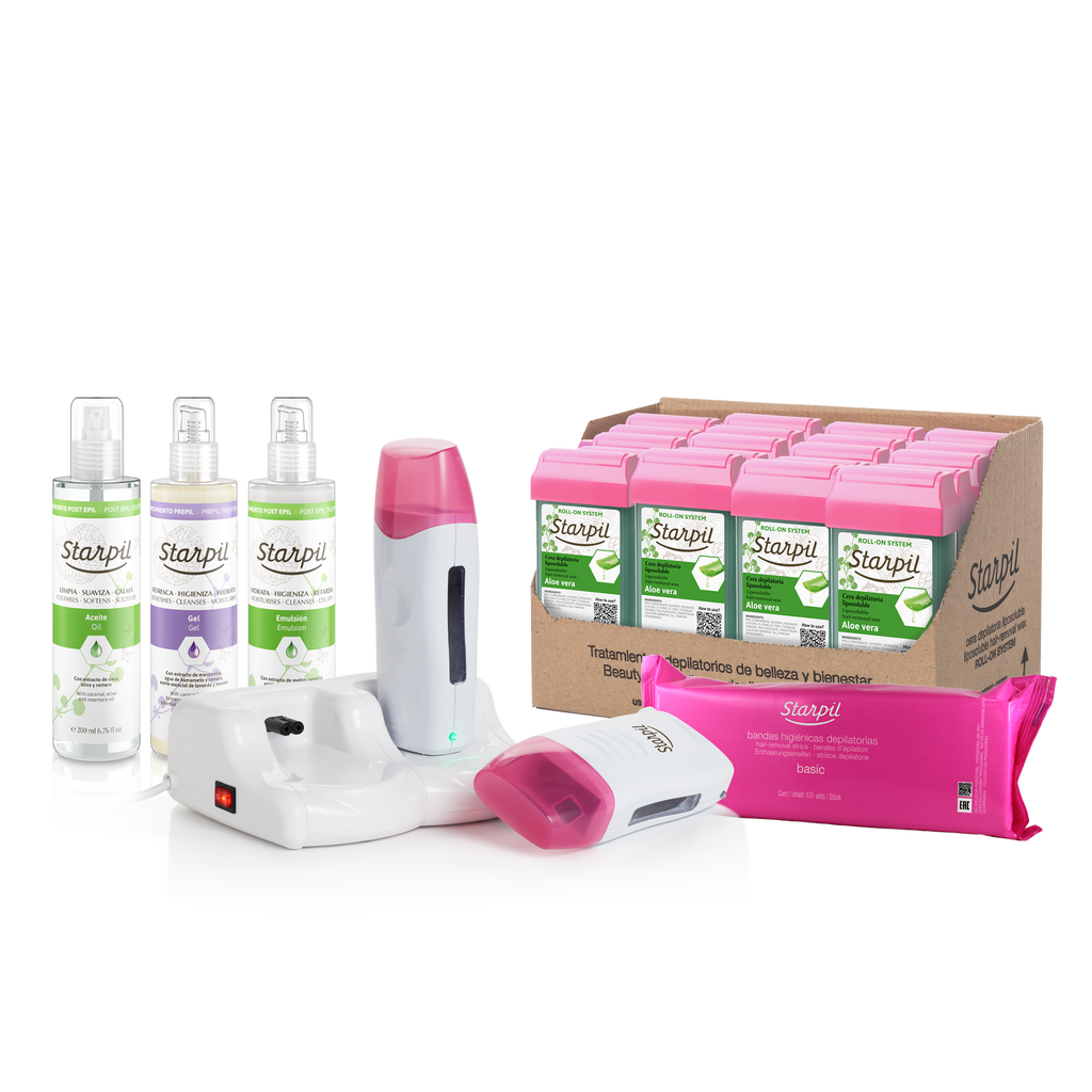 Professional Double Roll-On Wax Kit