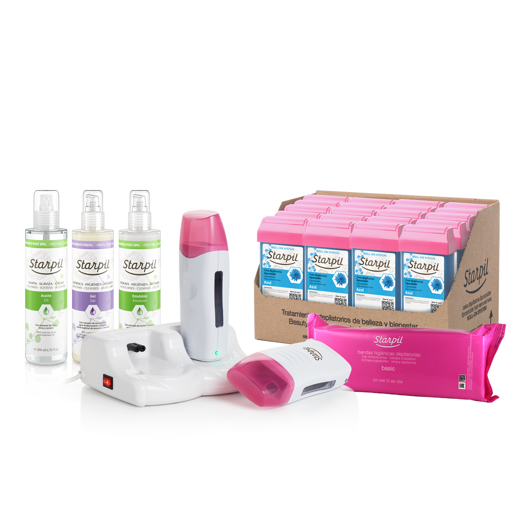 Professional Double Roll-On Wax Kit