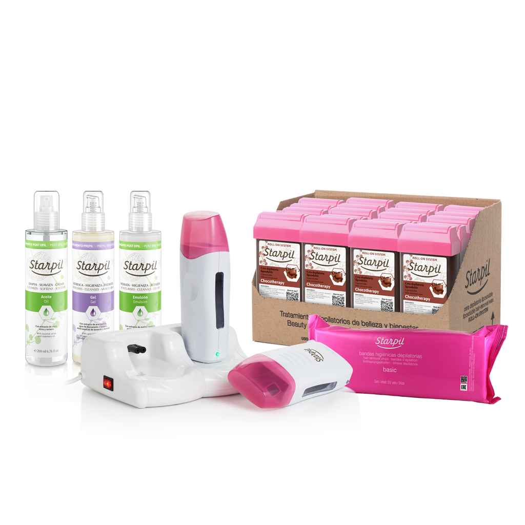 Professional Double Roll-On Wax Kit