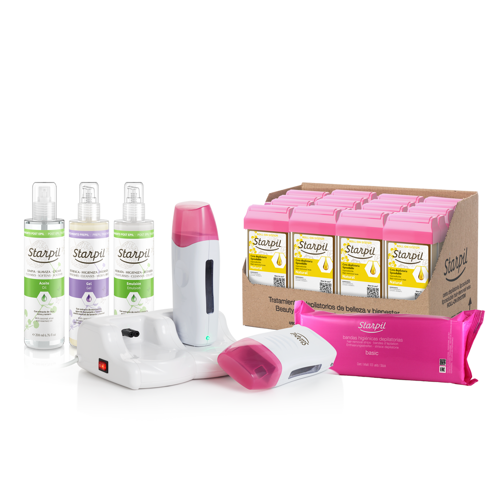 Professional Double Roll-On Wax Kit