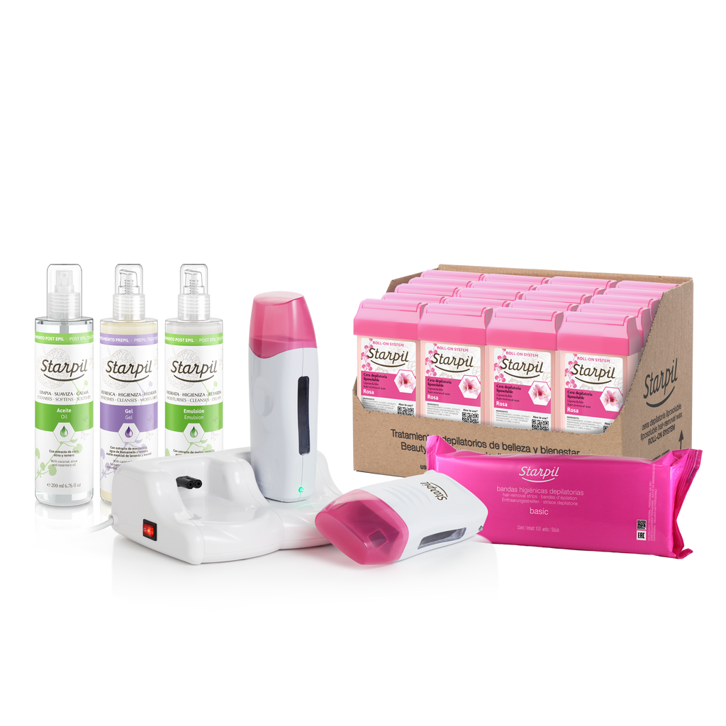 Professional Double Roll-On Wax Kit