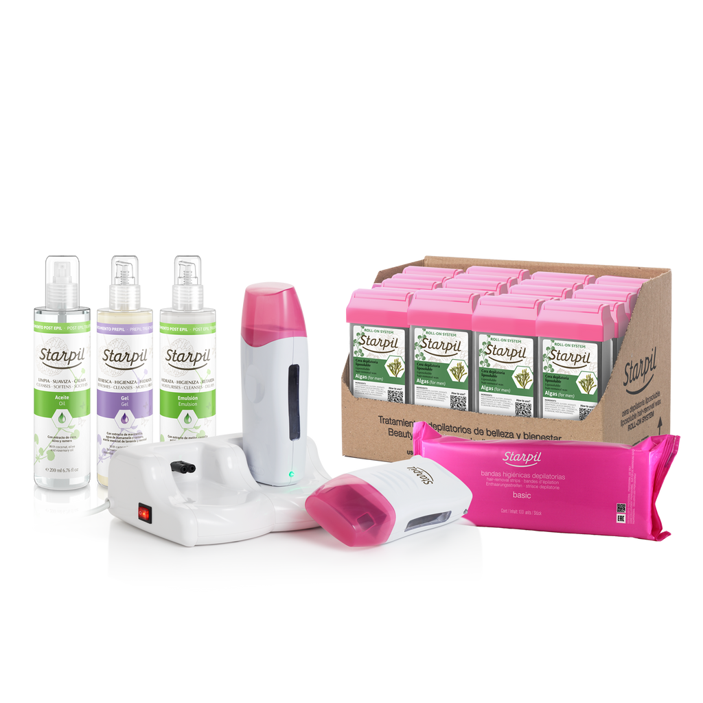 Professional Double Roll-On Wax Kit