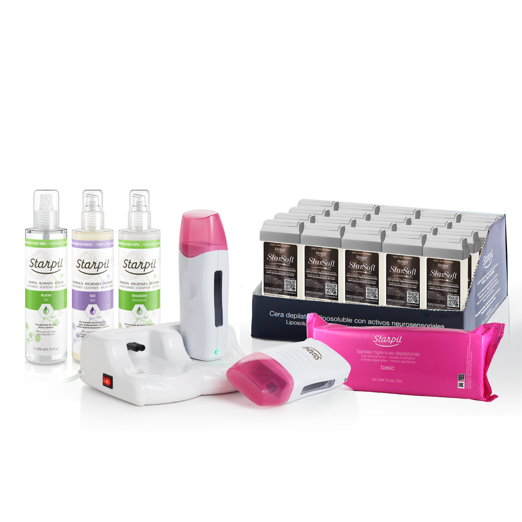 Professional Double Roll-On Wax Kit
