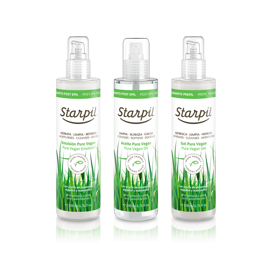 Pre and Post Waxing Care Waxing Lotions, Gels, and Creams Starpil Wax